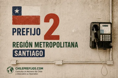 chile prefix 2 w Prefijo 2 de chile - Santiago