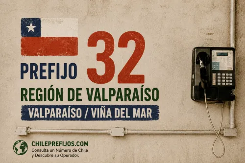 chile prefix 32 w Prefijo 32 chile - Valaparaiso