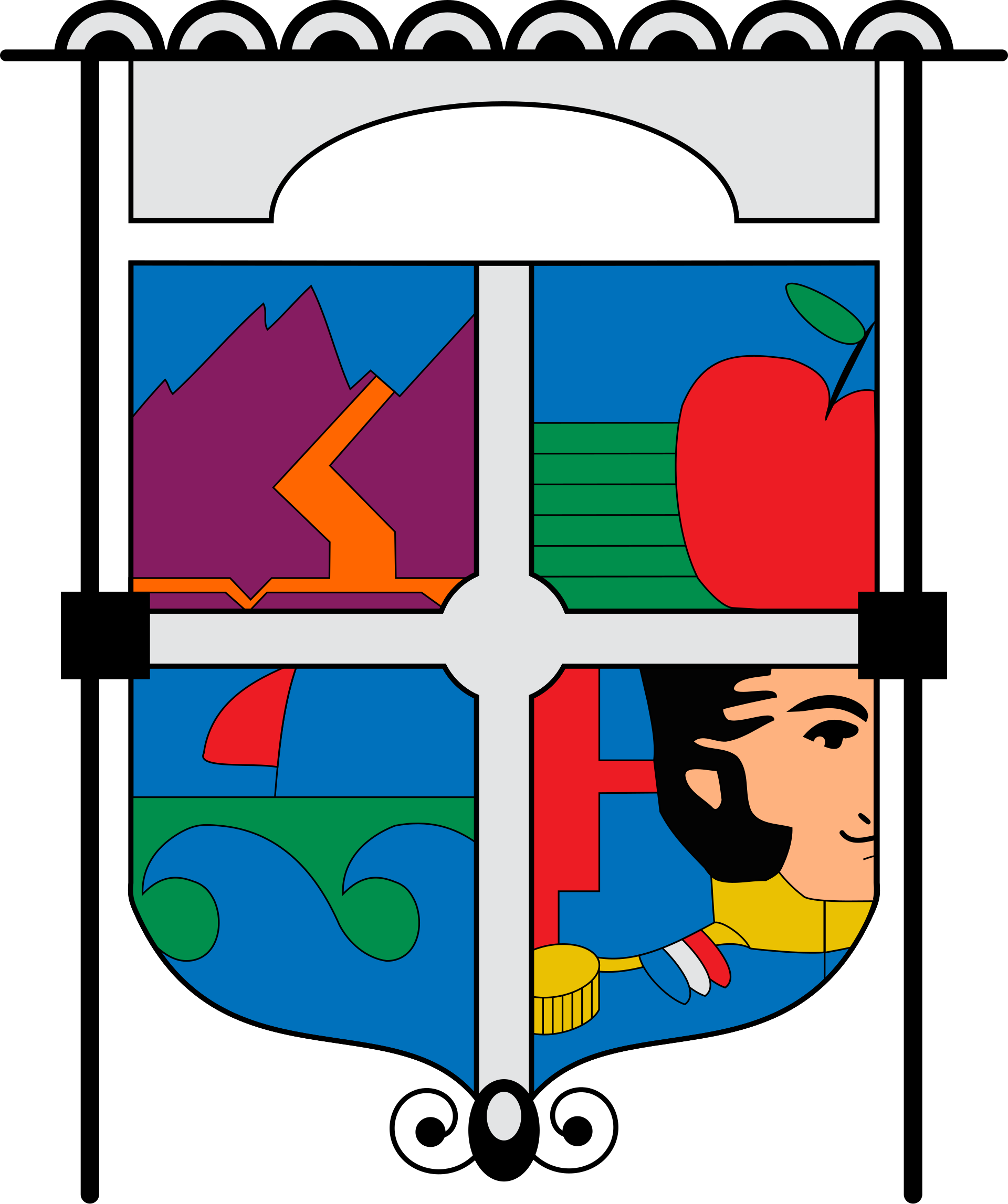 Bandera región de O'Higgins